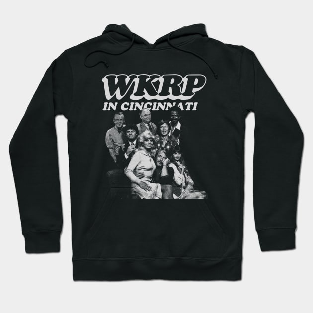 WKRP FAMILY DAY WHITE Hoodie by regencyan